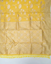 SC3042 - Linen Thread Butta With Neem Zari